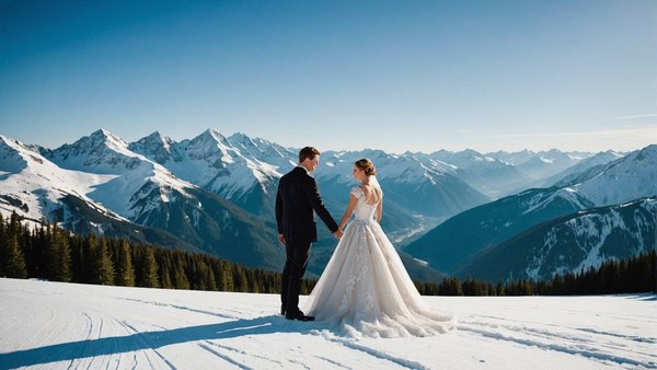 Mariage en montagne : vos rêves au ski prennent vie